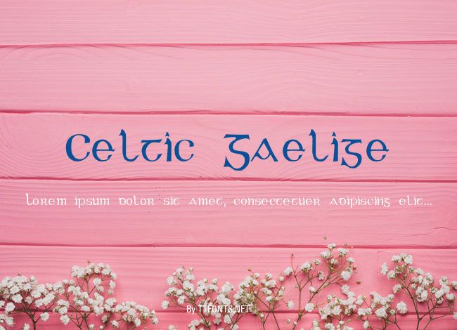 Celtic Gaelige example